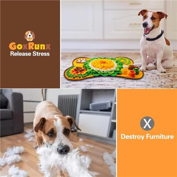 Snuffle Mat for Dogs, Pet Snuffle Mat for Small and Medium Dogs, Interactive - Picture 6 of 7